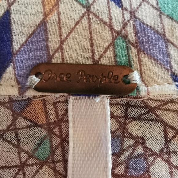 Free People Multicolor Patterned Blouse - Picture 9 of 10